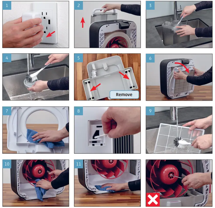 BONECO H700 Humidifier Air Purifier - DEVICE