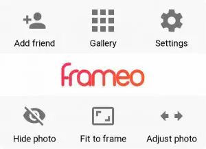 FIG 7 Navigating your frameo