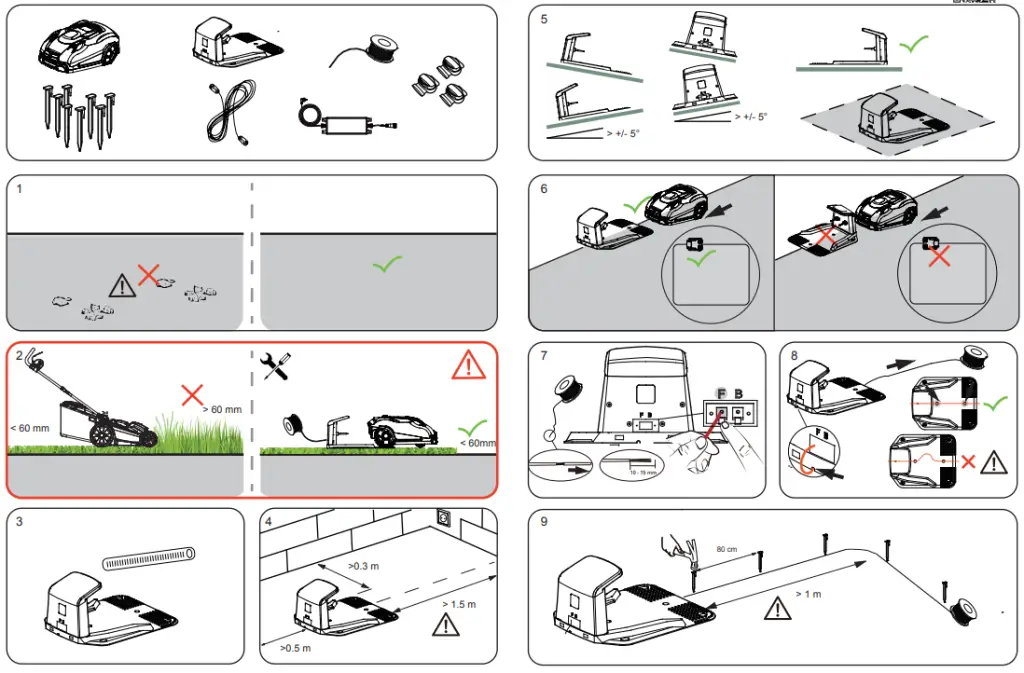 YARD FORCE NX Series Robotic Lawn Mower