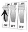 Turn ON power at the circuit breaker or replace the fuse from the fuse box.