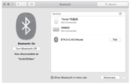 Bluetooth Connection For Mac OS