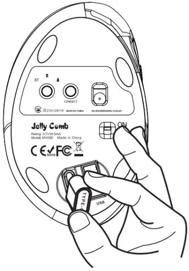 2.4G Wireless Connection with Type-C Receiver