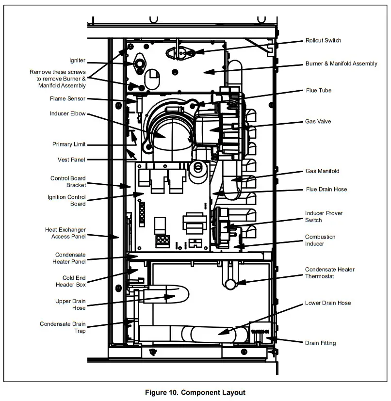 magic pak HWC9 V Series Electric Packaged Unit - Unit Dimensions2