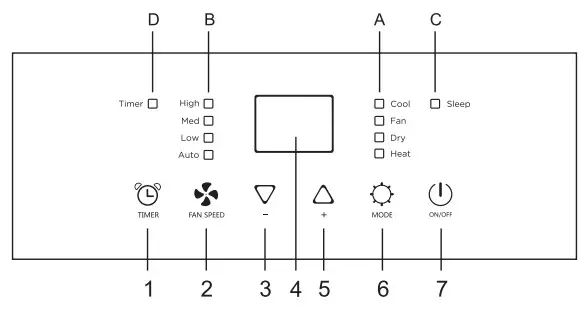 ARCTIC WIND 2AP14000A Portable Air Conditioner -fig9