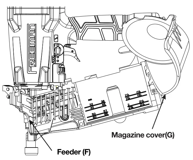 FREEMAN G2 CN65 2 1 2 Inch Coil Siding Nailer - operation 1