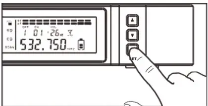 NAS Solutions iDR 222 Wireless Microphone System - Function Menu