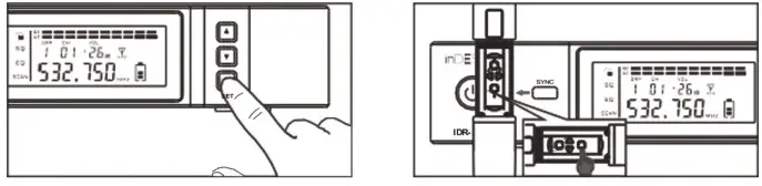 NAS Solutions iDR 222 Wireless Microphone System - Reciver and Transmitter Pairing