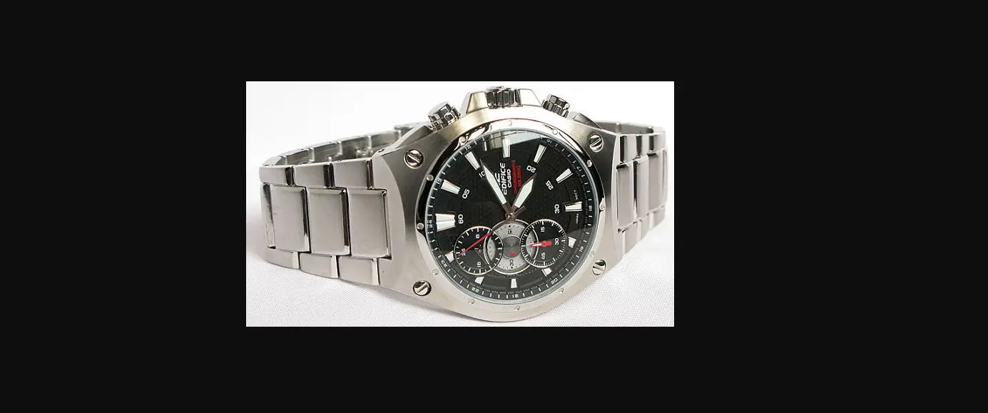 Casio Ef-537d Edifice Stainless Steel Watch User Guide