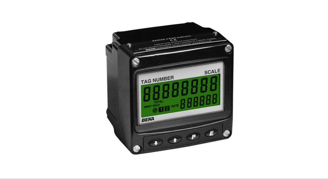 Beka Ba584g General Purpose Field Mounting Two Input Rate Totaliser Instruction Manual