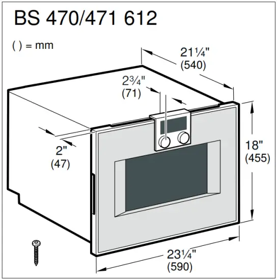 Appliance Dimensions