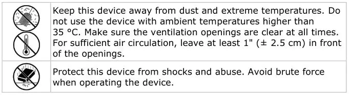EHQ POWER VDLLPLx1 - General Guidelines