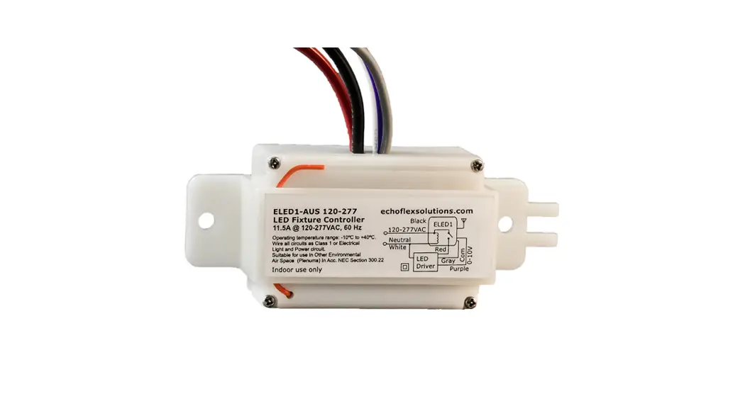 Echoflex Eled1 Led Fixture Controller Installation Guide Echoflex Eled1 Led Fixture Controller Installation Guide
