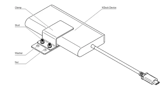 KRAMER-KDOCK-4-HOLDER-Multiport-Adapter-fig-1