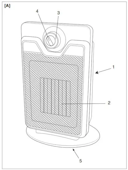 IMETEC 4012E Type M0601 Fan Heater - A