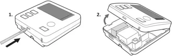 FIG 7 Connecting the cables to the AURATON Auriga