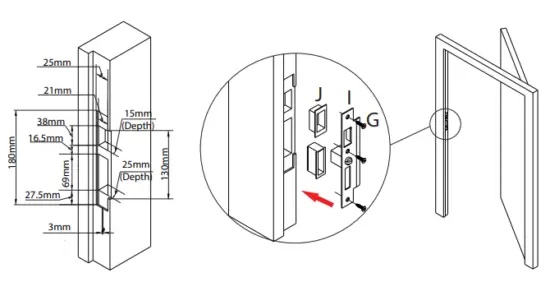 Mark and drill holes