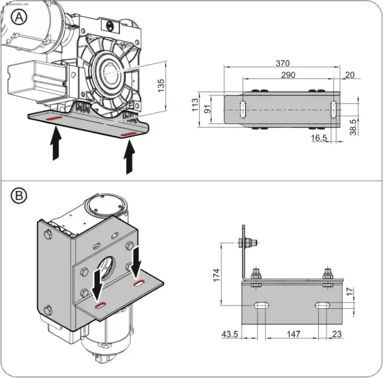 GFA SI 140.7-5500 - Mounting