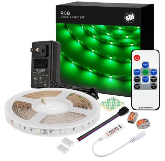 SUPER BRIGHT LEDS STN-1-RGB Under Cabinet LED Flexible Light Strip Kit