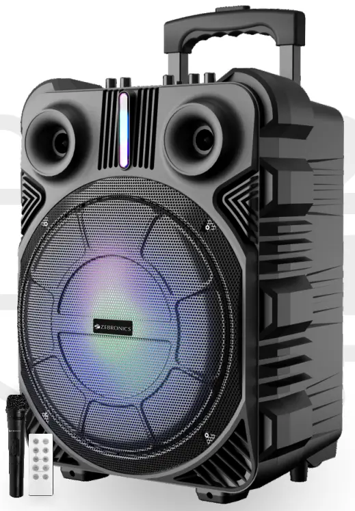 ZEBRONICS ZEB TRX211 Moving Monster Trolley DJ Speaker