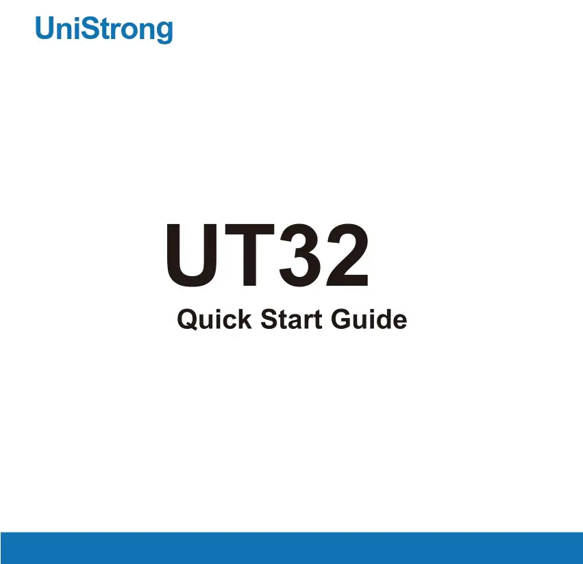 UniStrong UT32 Rugged Smart Tablet User Manual