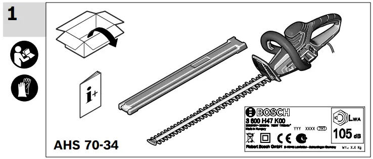 BOSCH-45-26-AHS-Handle-Hedge-Trimmer-fig-1