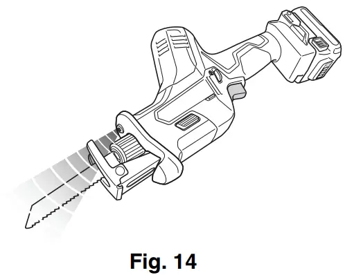 HiKOKI CR12DA Cordless Reciprocating Saw - FIG 26