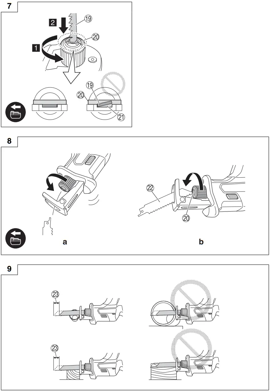 HiKOKI CR12DA Cordless Reciprocating Saw - FIG 3