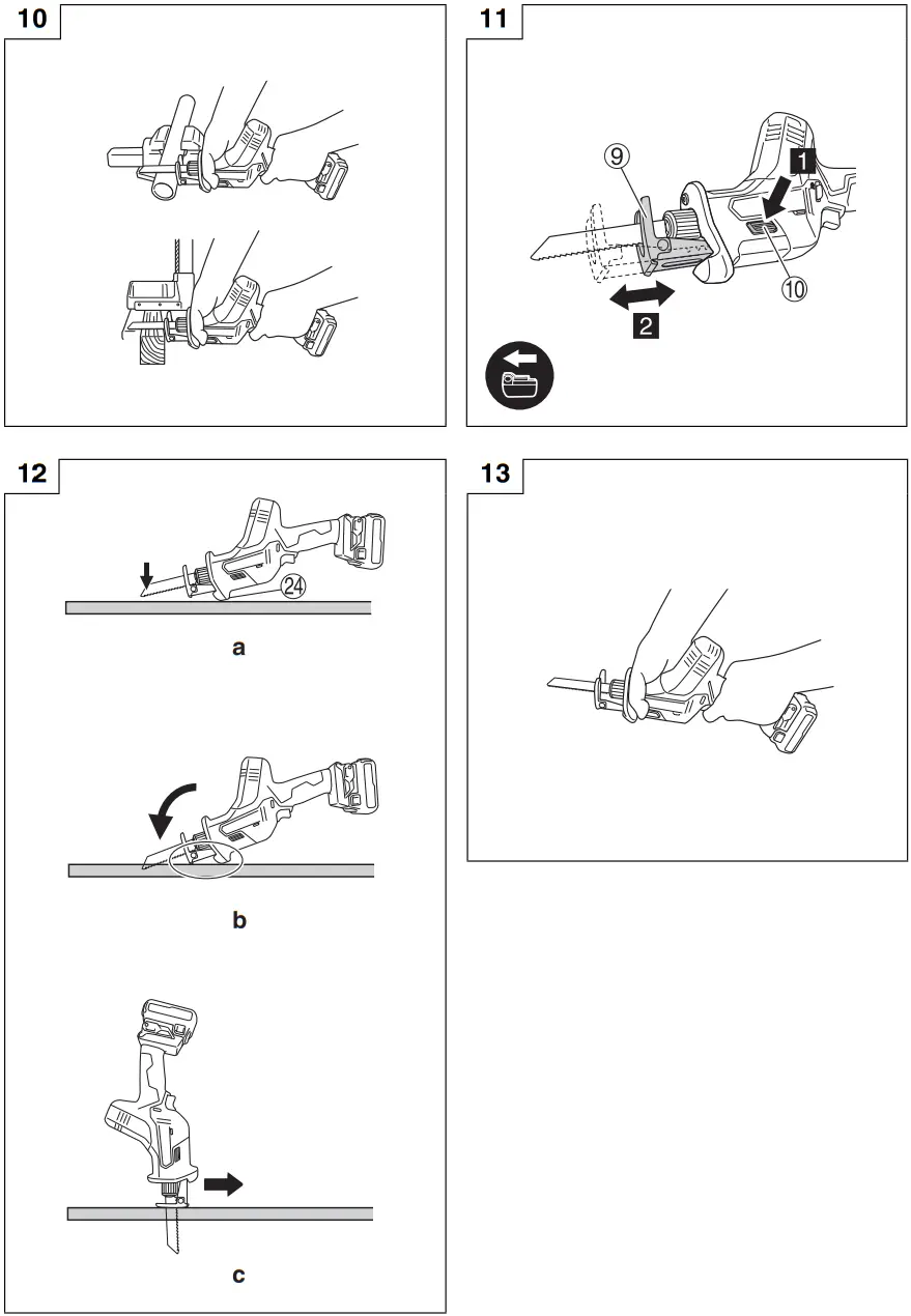 HiKOKI CR12DA Cordless Reciprocating Saw - FIG 4