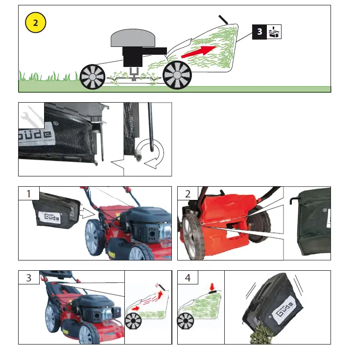 G de 460 ES Big Wheeler Petrol Lawn Mower fig 10