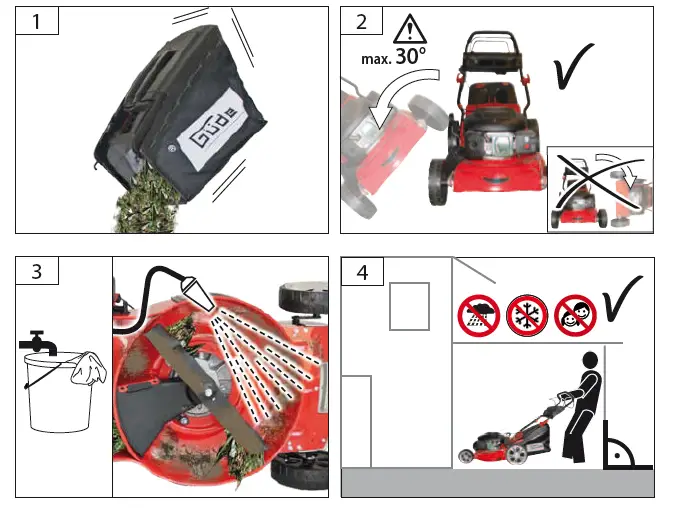 G de 460 ES Big Wheeler Petrol Lawn Mower fig 15