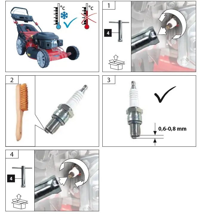 G de 460 ES Big Wheeler Petrol Lawn Mower fig 17