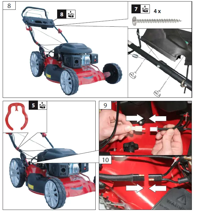 G de 460 ES Big Wheeler Petrol Lawn Mower fig 4