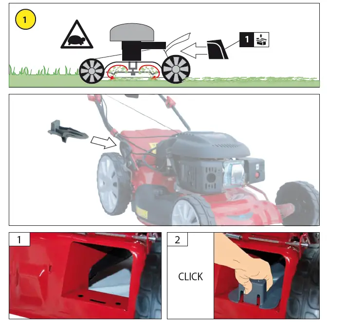 G de 460 ES Big Wheeler Petrol Lawn Mower fig 9