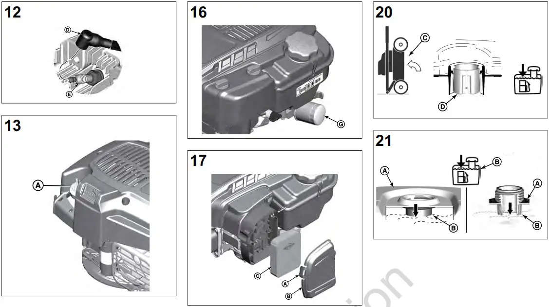 BRIGGS STRATTON 110000 Professional Series Single Cylinder Engines - overview 3
