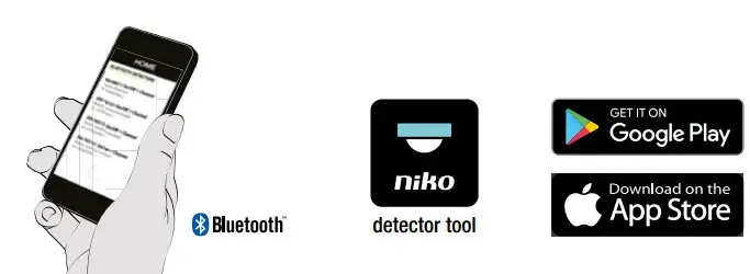 niko 353-600111 Motion Detector - App settings