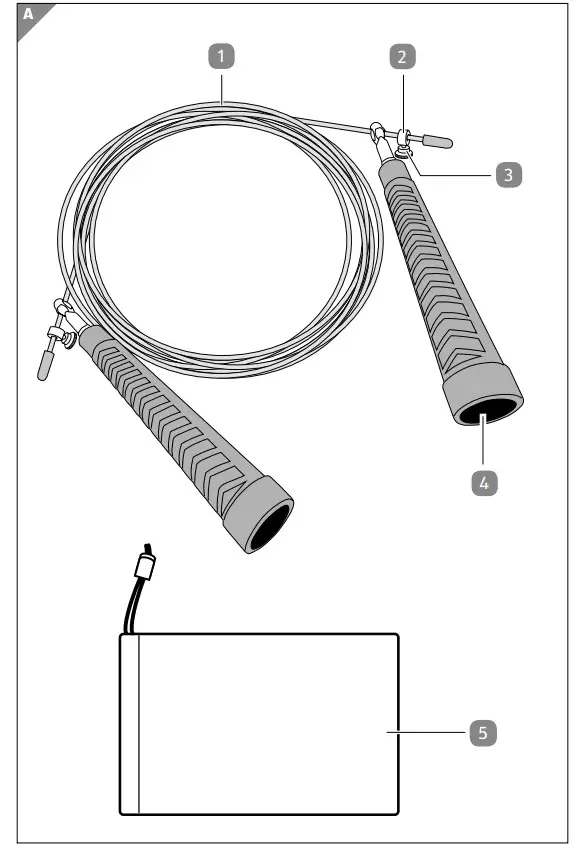 ALDI 812384579136600 Crane Speed Jump Rope - Figure 1