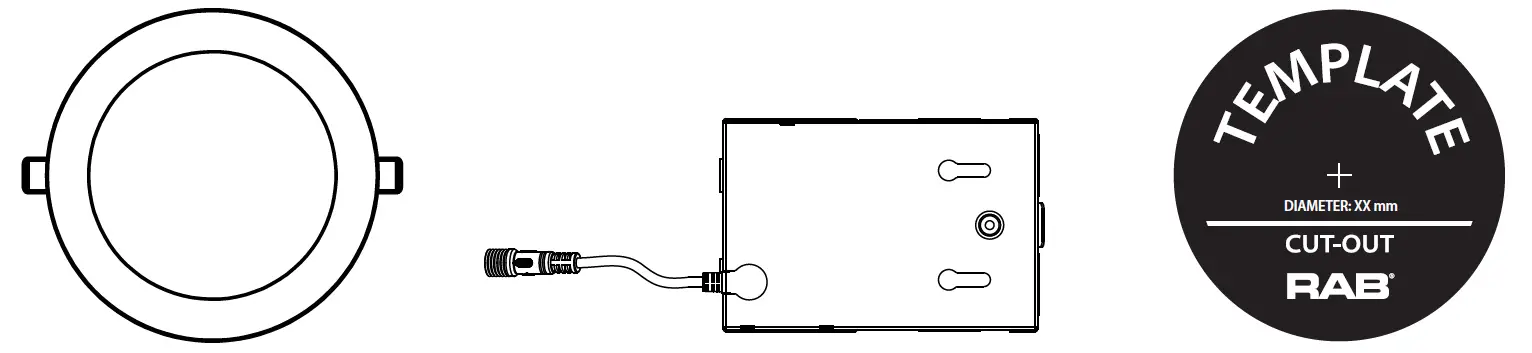 RAB-WFRLxRxx9FA120WS-Edge-Lit-Wafer-Downlight-FA-fig1