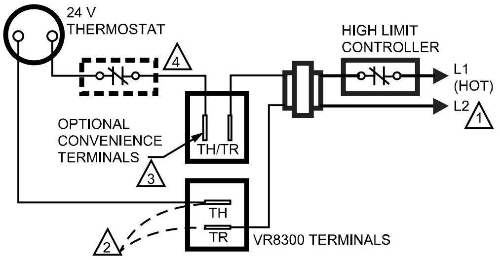 Honeywell VR8300 Continuous Pilot Combination Control - Volt Control