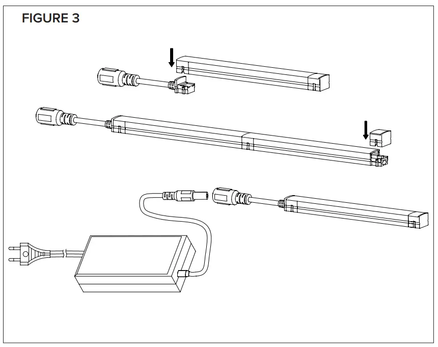 AMERICAN LIGHTING MLINK 30 16 24V MICROLINK Linkable LED Light Fixture - POWERING MICROLINK