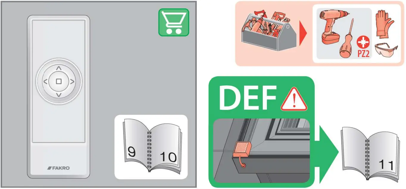 FAKRO AMZ F Solar Awning Blind - Fig 1