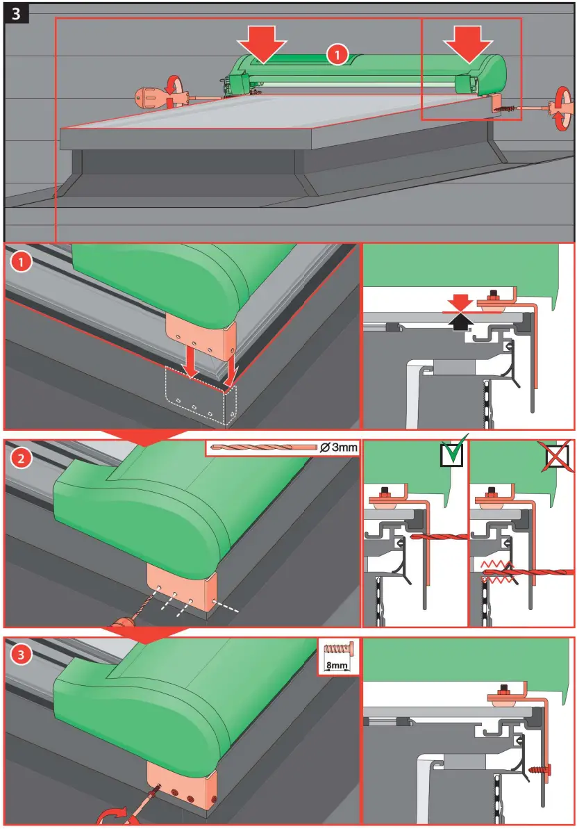 FAKRO AMZ F Solar Awning Blind - Fig 4