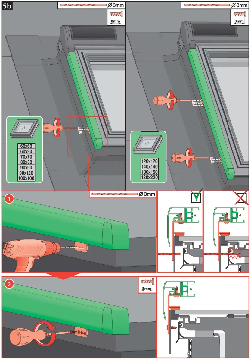 FAKRO AMZ F Solar Awning Blind - Fig 7