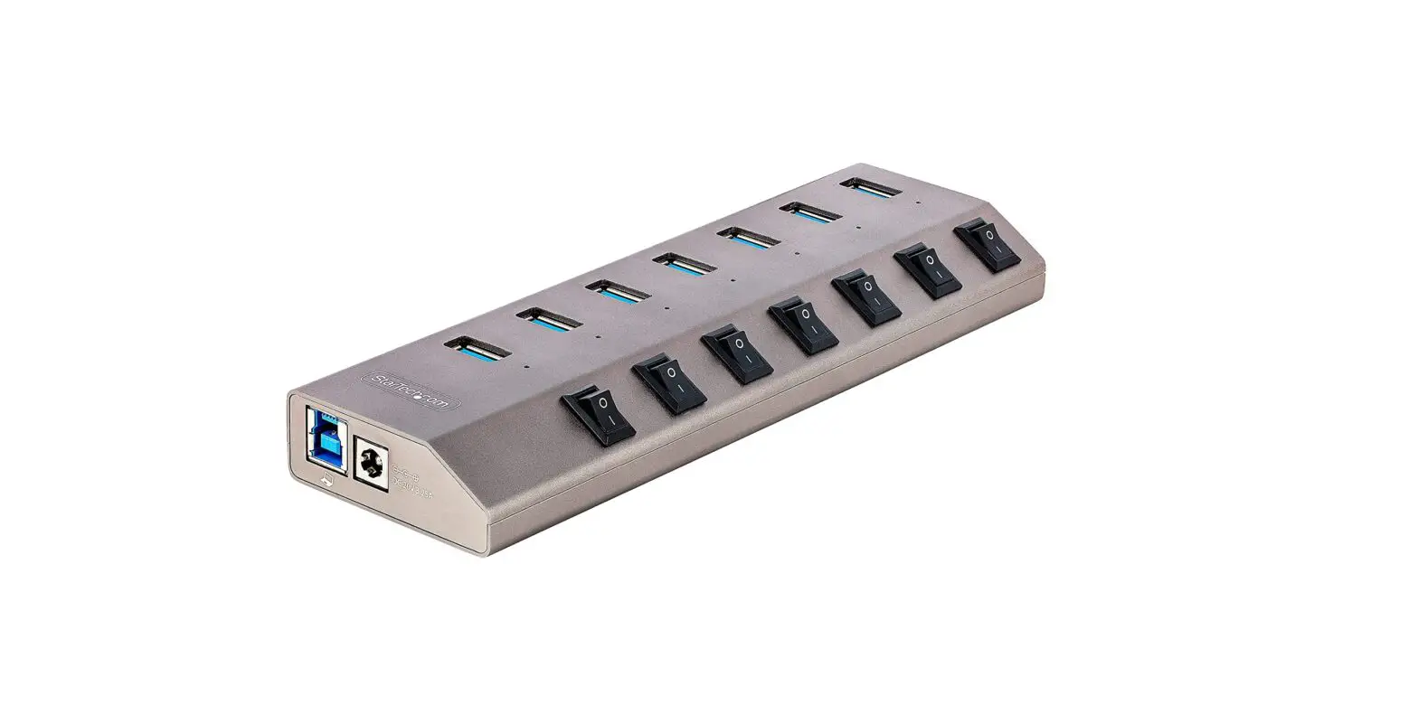 Startech Com 5g7aibs-usb-hub-na 7-port Usb 3.2 Gen 1 Hub With On-off Port Switches User Guide