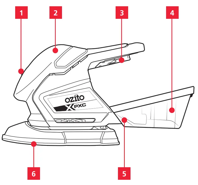 ozito PXMSS 700 18V Detail Sander - fig 11