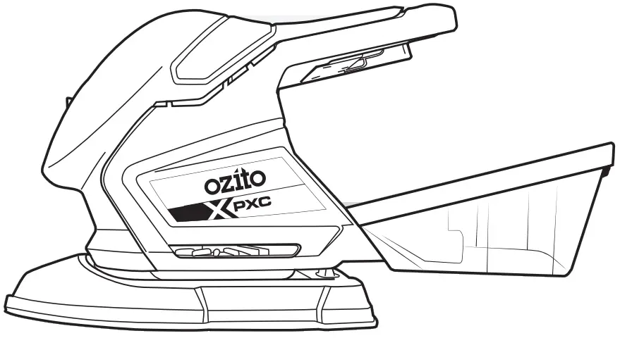 ozito PXMSS 700 18V Detail Sander - fig 12