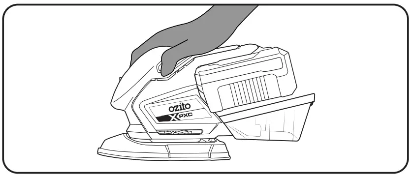 ozito PXMSS 700 18V Detail Sander - fig 2