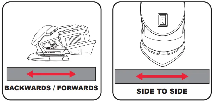 ozito PXMSS 700 18V Detail Sander - fig