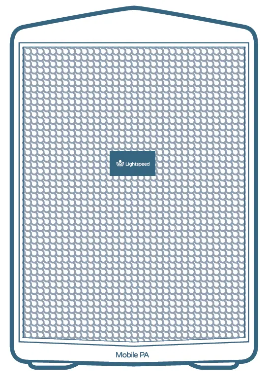 lightspeed Mobile PA Portable Audio System