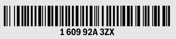 BOSCH GWS 18-125 L Angle Grinder - bar code