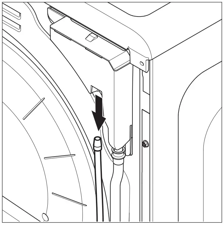 Whirlpool WCD5090JW Extended Drain Hose Kit - FIGURE 4